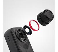 Kit de lentes de repuesto para Insta360 X5 - Lente de vidrio óptico HD con herramienta de aluminio y anillo de acento de color - Fácil intercambio de bricolaje para disparos ininterrumpidos