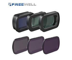 Kit de Lentes Freewell 2 en 1 Macro de 40 mm y Gran Angular de 0.9x y Filtro Anamórfico de 1.1x para Cámaras DJI Osmo Pocket 4/Pocket 3 y Xtra Muse Creative Lens Kit