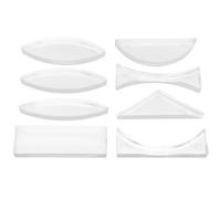 Kit de Lentes Ópticas de Física en Acrílico para Enseñanza | Refractiones Claras, Alta Transmisión de Luz, Superficie Lisa, Adecuado para Docentes y Alumnos en Laboratorios
