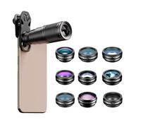 Kit de lentes para smartphone 10 en 1 con teleobjetivo de 22x