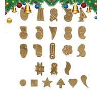 Kit de letras para leña, kit de grabado de letras de leña - Números de cobre y símbolos de herramientas para leña, kit de sellos de madera para, cuero y otras superficies