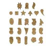 Kit De Letras Para Pirograbado Cobre Puro