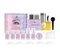 Kit de levantamiento de cejas,Kit de laminación de cejas | Extensiones de pestañas profesionales, rizador de pestañas, kit de elevación de DIY para ondas permanentes más completas, más gruesas y