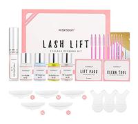 Kit de Levantamiento de Pestañas Mejorado ICONSIGN, Kit de Permanente de Pestañas Rizador Semipermanente Profesional Adecuado Para Salón y Uso Doméstico