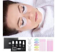 Kit de levantamiento de pestañas para cejas | Kit de levantamiento de pestañas 2 en 1 - Levantamiento profesional para una apariencia moderna de cejas más completas y pestañas rizadas. Woteg