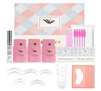 Kit de Levantamiento de Pestañas, Versión Mejorada Lash Lift Kit, Kits de Permanente de Lifting Pestañas, Más Brillantes, Más Jóvenes y Más Anchos Ideal, Adecuado Para Salón y Uso Doméstico