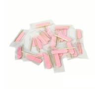 Kit de limas de uñas 30 piezas - 2 piezas/bolsa Mini limas de uñas de grano 180/240, palitos de colores Empujadores de cutículas de madera para pedicura