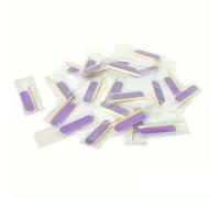 Kit de limas de uñas 30 piezas - 2 piezas/bolsa Mini limas de uñas de grano 180/240, palitos de colores Empujadores de cutículas de madera para pedicura