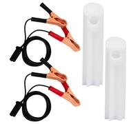 Kit de limpiador de inyectores de automóviles | Conjunto de herramientas de limpieza automotriz | Adaptador de descarga del inyector de combustible con plomo de prueba para SUV, camión, mantenimiento
