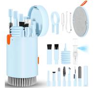 Kit de limpiador de pantalla de teléfono portátil, cepillo de teclado de computadora, spray de limpieza para iPhone, AirPods, MacBook, iPad, herramienta de limpieza de dispositivos electrónicos 20 en