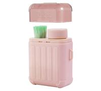 Kit de Limpiador de perforación de Oreja, Hilo Dental de 240 Piezas, Asiento Elevador Inflable Rosa