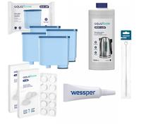 Kit de limpieza Aquaflow para Philips Saeco | Descalcificador, filtro, pestañ...