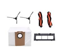 Kit de Limpieza Cepillo Lateral Cubierta del Cepillo Rodillo Bolsa for el Polvo Compatible con Dreame Trouver Mova E10/E20 Plus/Compatible Midea VCR S6/S6+ Aspiradora
