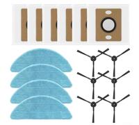Kit de limpieza compatible con ILIFE A12 Pro/V9/V9 Pro, paños de limpieza de repuesto, cepillos laterales y bolsas de polvo