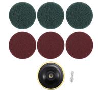 Kit de limpieza con estropajos para azulejos, cepillo eléctrico para taladro de 4 pulgadas