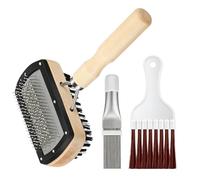 Kit de limpieza de acondicionador de aire - Wood 304 Stainless Steel | Reusable AC Washer Coil Cleaner With Condenser Fin Comb, Air Conditioner Cleaning Tool for Home, Dorm, Hotel, Apartamento