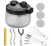 Kit de Limpieza de Aerografo, Limpieza para Pistola de Aerógrafo, 1 Set de Limpieza Aerografo, Set de Limpieza Juego de Limpieza para Aerógrafo con Cepillos de Limpieza