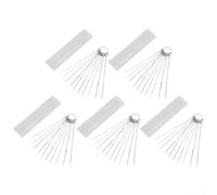 Kit de limpieza de agujas de acero inoxidable para cabezales de ducha y accesorios domésticos para eliminar bloqueos y mejorar la presión del agua (5 piezas)