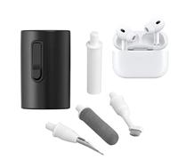 Kit de limpieza de auriculares - Paquete de accesorios compacto con cepillo, eliminación de pelusa y herramientas de detalle fino | Solución para equipos de audio, auriculares, puertos de