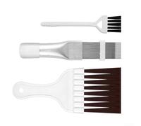 Kit de limpieza de bobina de aire acondicionado, herramienta de peine de aleta condensadora de 3 piezas para mantenimiento de HVAC, limpia eficientemente bobinas de CA y condensadores para uso