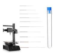 Kit de limpieza de boquillas de impresora 3D, 10 piezas de acero inoxidable antiobstrucciones, boquillas de impresora 3D de 0.15-1 mm, aguja de limpieza | para el cuidado diario, principiantes