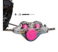 Kit de limpieza de cadena de bicicleta, arandela de cadena de rana para montar, herramienta de limpieza de bicicletas de alto rendimiento para carreras de senderos, uso diario, carretera y montaña