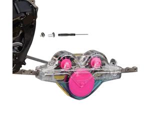 Kit de limpieza de cadena de bicicleta, arandela de cadena de rana para montar, herramienta de limpieza de bicicleta de larga duración para carreras diarias, grava, viajes, montaña