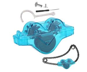 Kit de limpieza de cadena de ciclismo, herramienta de limpieza de cadena de, removedor rápido de lubricante para fitness, turismo, carreras, ciclistas, arandelas para deportes al aire libre