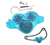 Kit de limpieza de cadena de ciclismo, herramientas de limpieza de cadena de bicicleta de reparación rápida, arandela de cadenas de rana de bicicleta, juego de cepillos de mantenimiento portátil