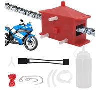Kit de limpieza de cadena de motocicleta, limpiador de cepillo de | engranajes, herramienta de mantenimiento de bicicletas, accesorio lubricante protector, dispositivo de limpieza duradero, equ