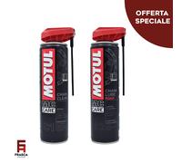 Kit de Limpieza de Cadena Moto Motul Limpiador C1 + Lubricante Grasa Spray C2...
