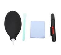 Kit de Limpieza de cámara Profesional MtlaVishy con Cuatro en una función Ideal para la Limpieza de la cámara DSLR Compact 59g El Peso Utiliza la Esponja de Metal ABS y la Tela de (Negro)