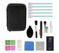 Kit de Limpieza de Cámaras, Set de Limpieza de Cámaras, Set de Limpieza de Lentes con Paño de Limpieza, Cepillo, Fuelle, Papel de Limpieza, Hisopos, Bolsa Portátil