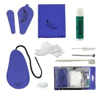 Kit de limpieza de clarinete, kit de cuidado y mantenimiento de clarinete, grasa de corcho, hisopo, paño de limpieza, reposamuñecas, cepillo para boquilla