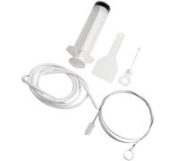 Kit de limpieza de desagüe flexible para refrigeradores, incluye inyector de agua y tuberías de dragado