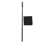 Kit de Limpieza de Flauta Set Varilla de Plástico Accesorios de Viento de Madera de Tela Suave para Músicos