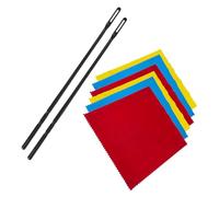 Kit de limpieza de flautas, paño limpiador profesional, hisopos de pulido, herramientas de mantenimiento de varillas