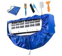 Kit De Limpieza De La Unidad Dividida - Bolsa Impermeable De Limpieza Del Aire Acondicionado | 6x Kit De Lavadora De CA Multifuncional Muro Montado Con Salida De Drenaje Portátil Para Unidades De CA D