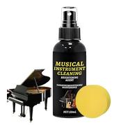 Kit de limpieza de piano, agente abrillantador de pulido, herramientas de limpieza de polvo de violín y bajo, para flauta, trompeta, trombón, bajo, clarinete, aula, clase de música, estudio en casa