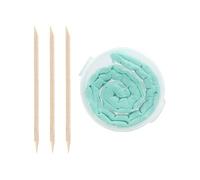 Kit de limpieza de relojes: masilla limpiadora de goma de 3 pulgadas, herramientas de relojero, removedor de grasa, juego de varillas de sauce | Solución segura de mantenimiento de relojes y joyas de