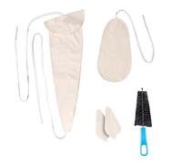 Kit De Limpieza De Saxofón Mantenga La Limpieza De Su Instrumento Clarinete Paño De Limpieza Adecuado Para Hija E Hijo Paño De Limpieza De Flauta(Set C)