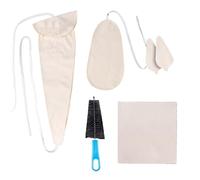 Kit De Limpieza De Saxofón Mantenga La Limpieza De Su Instrumento Clarinete Paño De Limpieza Adecuado Para Hija E Hijo Paño De Limpieza De Flauta(Set D)