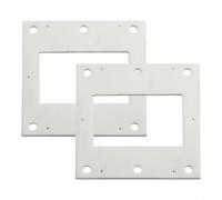 Kit de limpieza de sello de fibra de cerámica 2 unids para intercambiadores de calor Haas Sohn Modelo 4 17 5 17 4 19 5 19 HSP1 2 Adecuado para mantenimiento