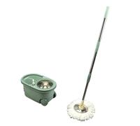 Kit de Limpieza de Suelo con Cubo de Fregona Giratoria 360º para Esquinas y Debajo Muebles, Lavable y Reutilizable, Sin Agacharse ni Mojarse las Manos para Hogar, Oficina, Cocina