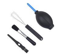 Kit de Limpieza de Teclado Camkix - 1x Mini Cepillo, 1x Cepillo de Limpieza, 1x Removedor de Teclas, 1x Soplador de Aire y 1x Paño de Limpieza - También para Laptops, Lentes de Cámaras y Anteojos
