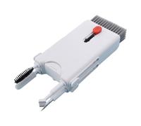 Kit de limpieza de teclado, kit de limpieza de huecos portátil, juego de limpieza de pantalla, juego de limpieza electrónica para computadora (blanco)