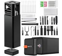 Kit de limpieza de teléfono 2026, 57 piezas, kit de limpieza de iPhone, kit de limpieza de Airbud para AirPods, kit de limpieza de teclado, limpiador de puertos de carga para Apple Lightning/Android
