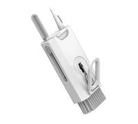 Kit de Limpieza de Teléfonos, Limpiador de Pantalla Multifuncional 8 en 1 con Pincel, Bolígrafo, Paño de Microfibra, Kit de Limpieza de Teclado Compacto y Exquisito para Auriculares, Teclados(Blanco)