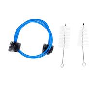 Kit de limpieza de trompetas 3pcs de 3pcs con cepillo de válvula de boquilla de cepillo flexible y cepillo de serpiente para un instrumento musical mantenimiento de instrumentos