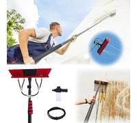 Kit de Limpieza de Ventanas: telescópico con alimentación de Agua, Extensible de 3,6 a 6 m, dispensador de jabón, pértiga, Limpiador de Paneles solares, Equipo de Largo Alcance (55